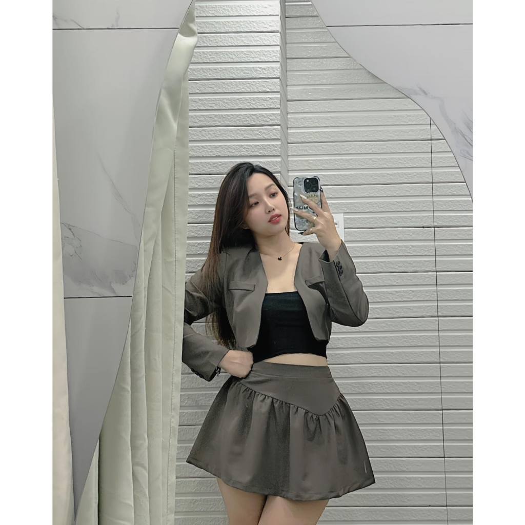 B236 - SET ÁO VEST CROTOP 2 MÓN KHÔNG KÈM BRA