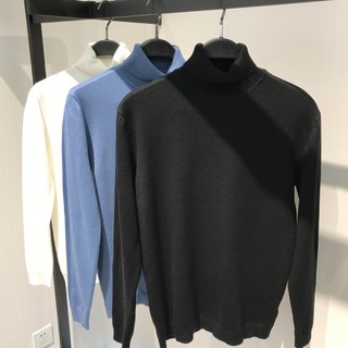 Áo Len Nam Cổ Lọ Quảng Châu Lông Cừu Dài Tay Đẹp Phong Cách Sweater Len Kiểu Hàn Quốc Thu Đông Nhiều Màu AL83 DYACI