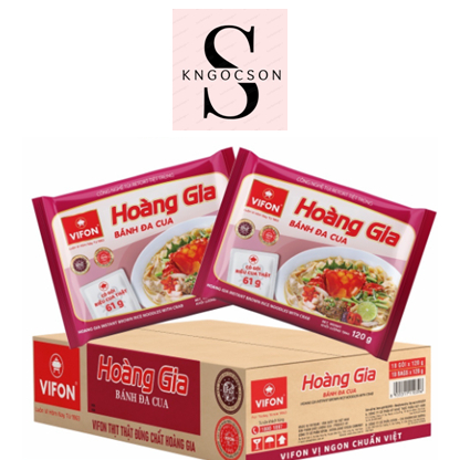 Hoàng Gia Bánh Đa Cua VIFON (120g /18 Gói)