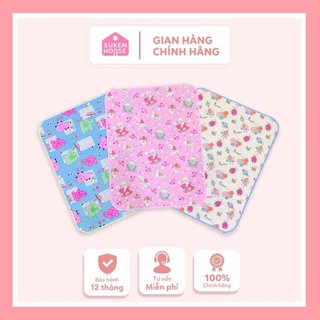 Chiếu Lót chống thấm loại to thay tã/bỉm cho bé từ sơ sinh 50x65
