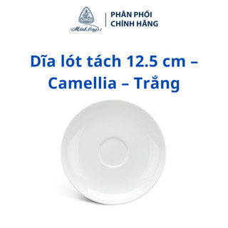 Dĩa lót tách 12.5 cm came trắng - Gốm sứ cao cấp Minh Long I
