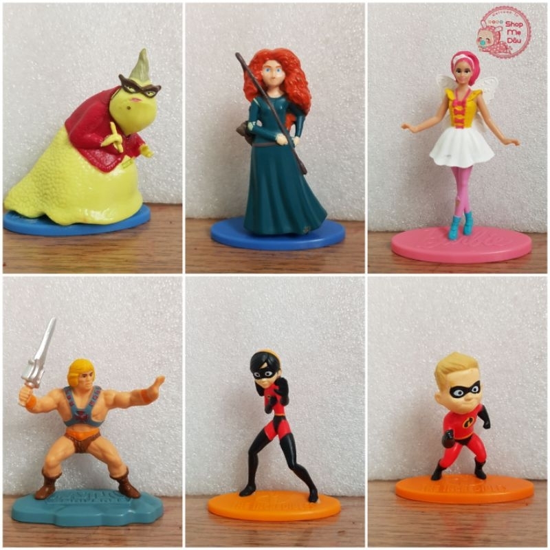 - Mô hình các nhân vật hoạt hình