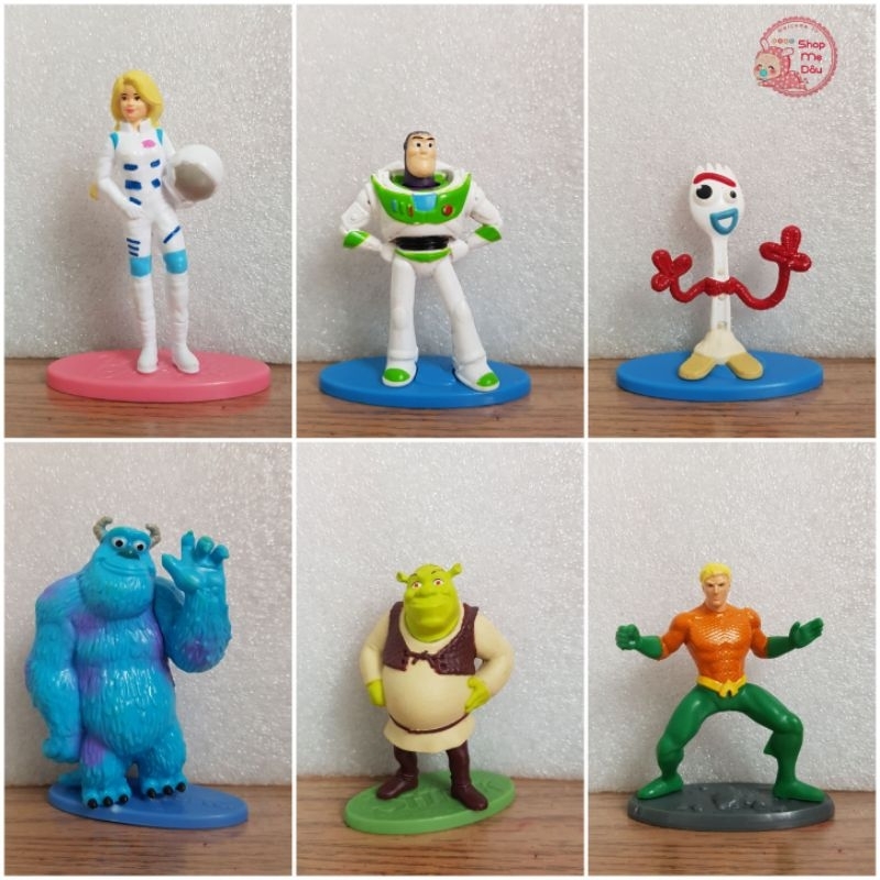 - Mô hình các nhân vật hoạt hình