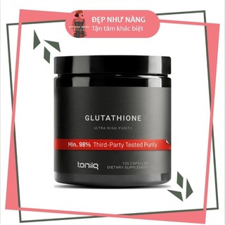 Viên uống trắng da Glutathione 1000mg 98% Tinh Khiết giảm thâm nám cao cấp chống lão hóa mạnh mẽ Toniiq