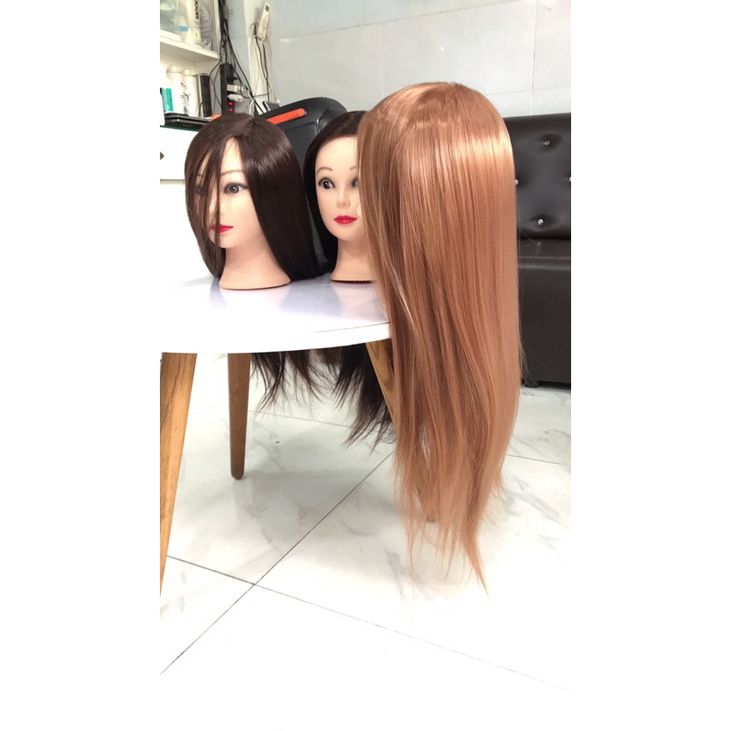 Đầu manocanh tóc dài nữ 60-65cm