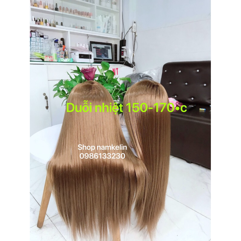Đầu manocanh tóc dài nữ 60-65cm