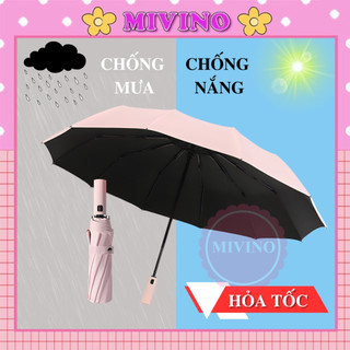 Ô dù Mivino dù che nắng che mưa nút bấm đóng mở tự động cao cấp OD6