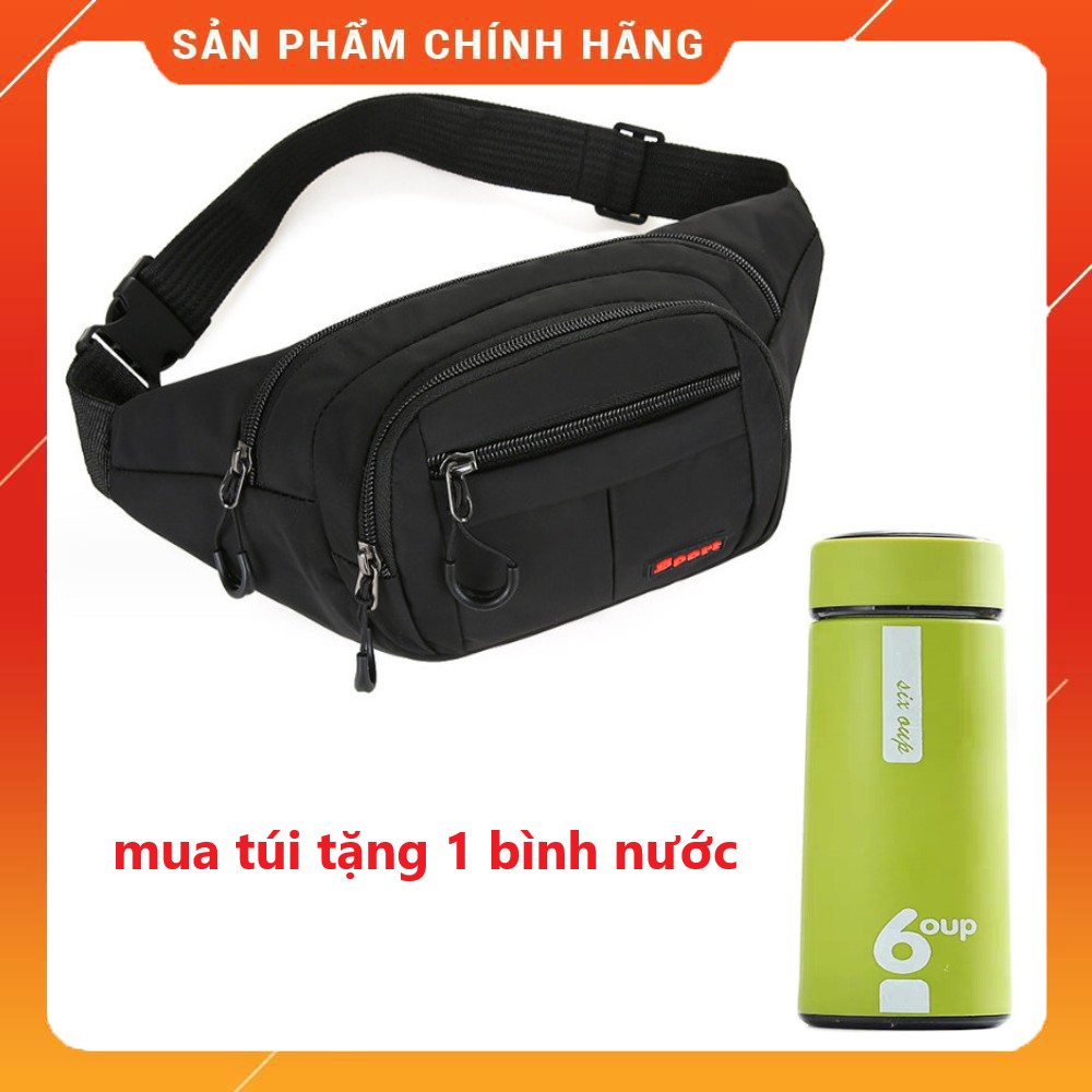 ( tặng 1 bình nước ) Túi Bao Tử Đeo ngực Đeo Hông Sport, Túi Đeo Chéo Nam Nữ Thời Trang Tiện Lợi Phong Cách 2023