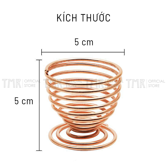 Giá Đỡ Mút Trang Điểm Dạng Xoắn Ốc TMR 3 Màu Giúp Mút Khô Thoáng Sạch Sẽ Decor Góc Bàn Trang Điểm