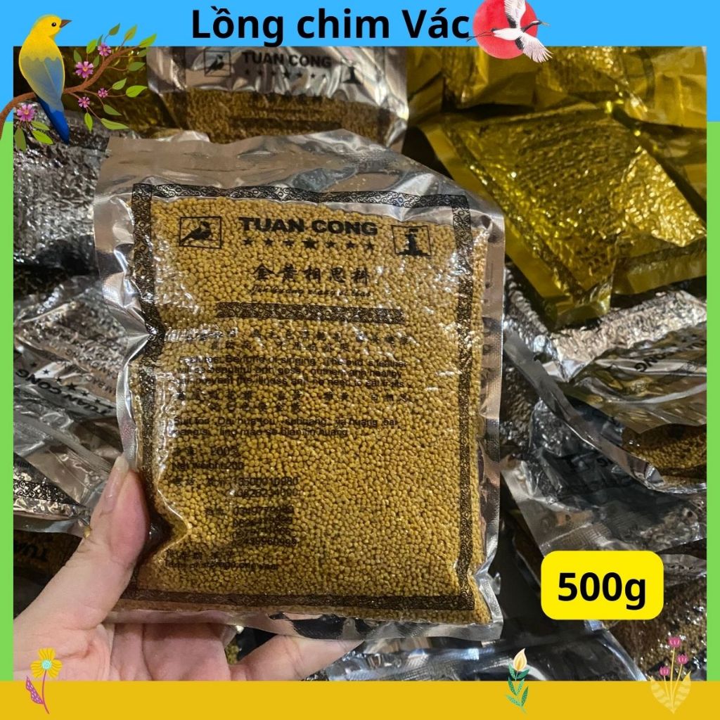 CÁM KHUYÊN TUẤN CÓNG, CÁM KHUYÊN NHẬP KHẨU CHO CHIM THI ĐẤU ĐỈNH CAO VÀ CHIM NUÔI NHỐT 200g