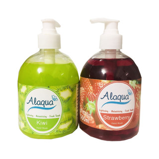 Nước rửa tay alaqua 500ml hương trái cây có nhiều mùi cho bạn lựa chọn