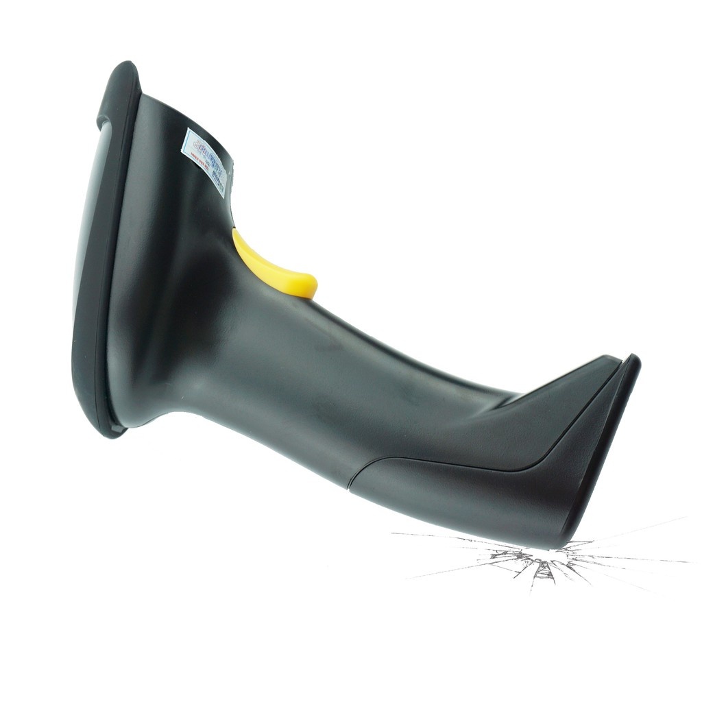 Máy Bắn Mã Vạch Cầm Tây Không Dây Kết Nối Bluetooth Quét Mã Vạch Đa Tia Mã 1D, Mã QR