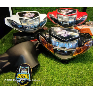 Đầu đèn sirius 2 tầng 2 xinhan ,TẶNG CHÂN H4_ 1 CẶP BÓNG DEMI, gắn cho sirius 50-110, full ốp sihello +bợ cổ (THẮNG ĐĨA)