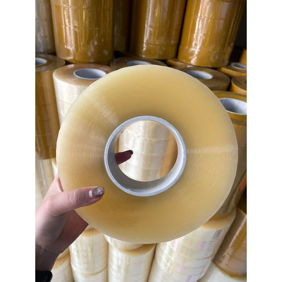 1 cuộn băng dính 1kg đủ lõi siêu mỏng 3mm