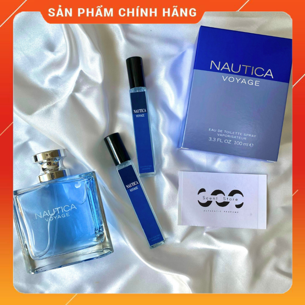 Nước hoa chiết Nautica Voyage 10ml - 20ml mẫu thử cho nam, nữ, lưu hương thơm lâu giá rẻ