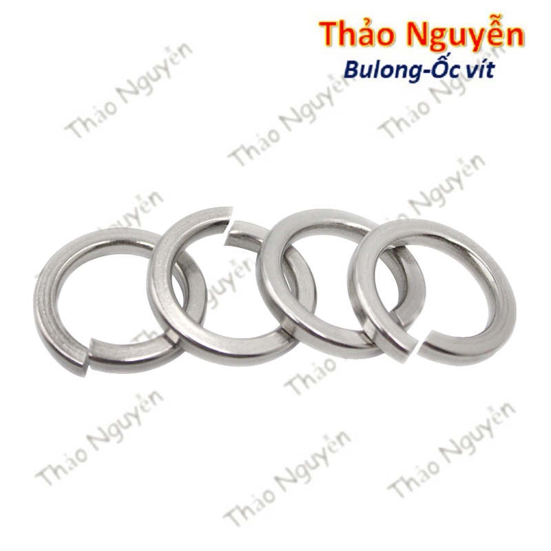 Set 20 Vòng Đệm Vênh - Long Đền Vênh INOX 304 các loại M3 M4 M5 M6 M8 M10