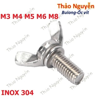 Bulong tai hồng cánh chuồn inox 304 m3 m4 m5 m6 m8