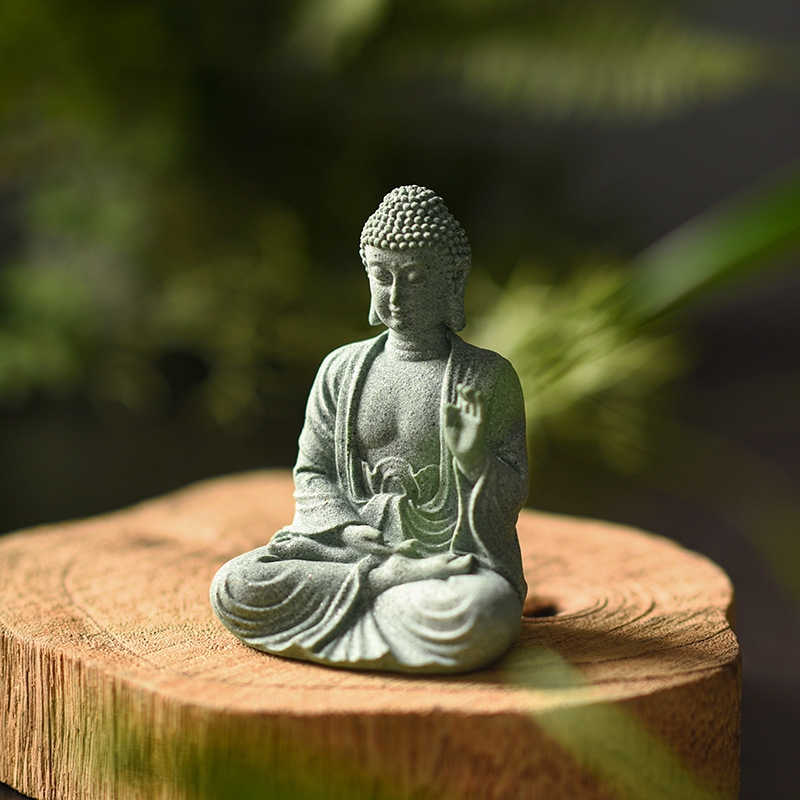Tượng Phật Đá Sa Thạch Giá Rẻ - trang trí decor tiểu cảnh bonsai, trang trí bể cá cảnh thủy sinh, terarium, bán cạn