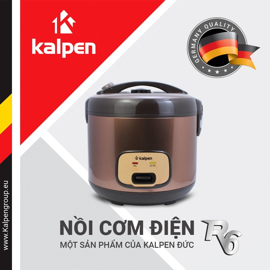 Nồi Cơm Điện Cao Cấp Kalpen R6, 3.2 lít cho giá đình 6-8 người