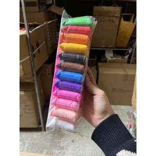 Đất sét Nhật 12 gói kèm 3 phụ kiện nặn