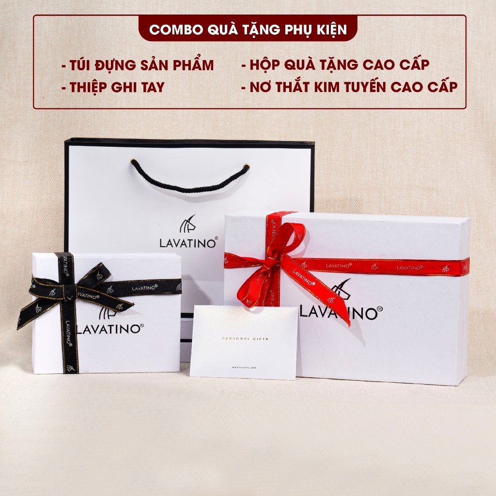 Thắt Lưng Nam Cao Cấp Hàng Hiệu Full Box Chính Hãng LAVATINO Làm Quà Tặng Sinh Nhật - TIMELESS 04-04