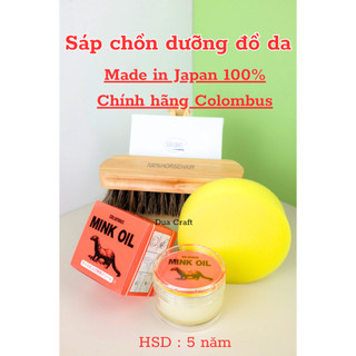 Sáp chồn dưỡng đồ da Mink Oil (tặng mút) 45gr