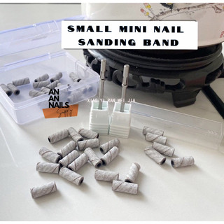 Đầu mài nhám mini mịn và sần- Nhám tím và Trắng - Đầu mài nhám cao cấp - Đầu mài móng chuyên dụng nail