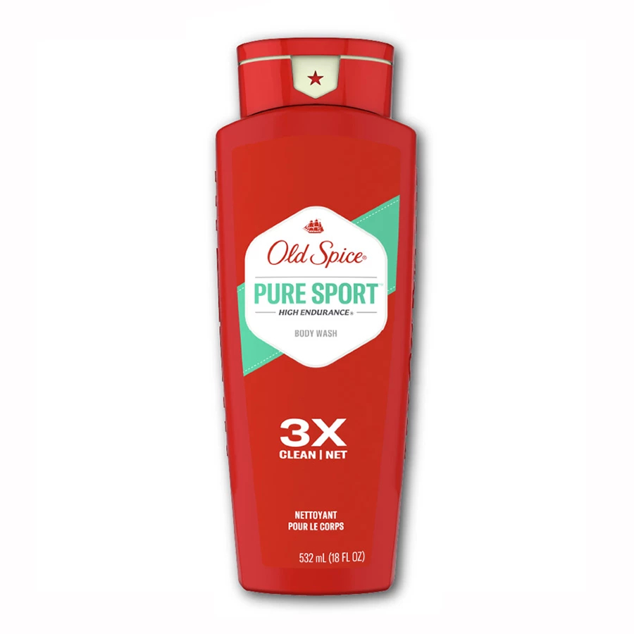 Sữa Tắm Old Spice Pure Sport Hương Năng Động (Chai 532ml)