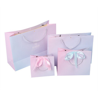 Túi giấy đựng quà tặng cao cấp MIUSHOP túi đựng quà sinh nhật, đám cưới có quai xách thắt nơ sang trọng