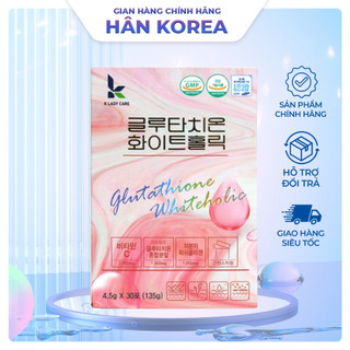 Bột uống trắng da GLUTIONC Mẫu mới 1000mg giảm nám, tàn nhang, trắng da 30 gói HÂN KOREA