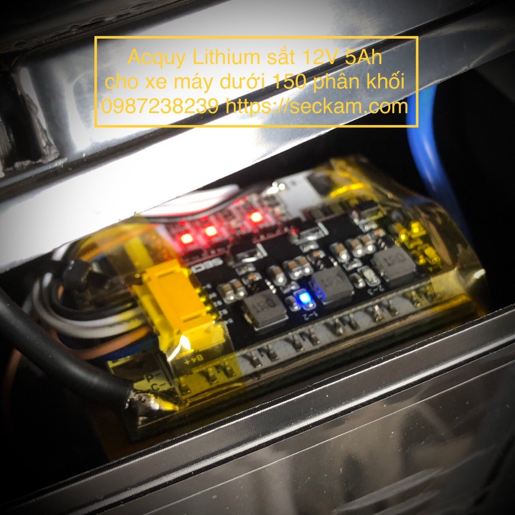 Acquy xe AirBlade 125/150 Lithium sắt tuổi thọ cao