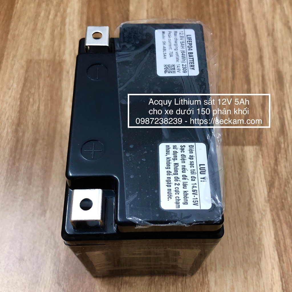 Acquy xe AirBlade 125/150 Lithium sắt tuổi thọ cao