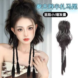Búi tết tóc giả N54 😍FREESHIP😍 búi ngoạm tóc tết, búi tóc giả nữ, búi cải trang, búi tóc giả, tóc giả tết bính