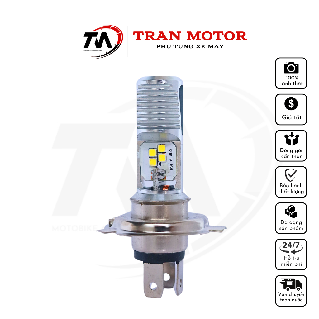 Bóng đèn LED OSRAM HS1 tăng sáng cho Wave RS, Future Neo, Winner, Exciter 135/150