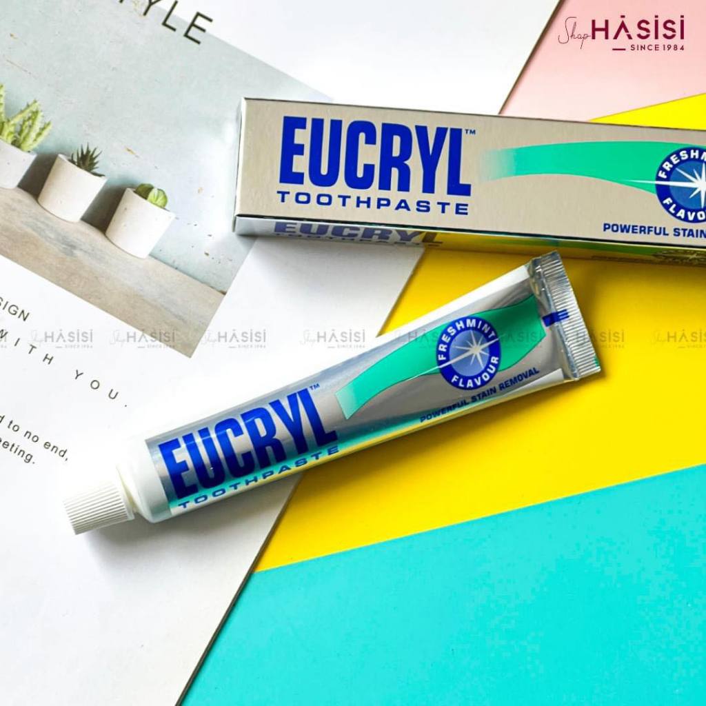 Kem Đánh Răng EUCRYL - Toothpaste Powerful Stain Removal 62g