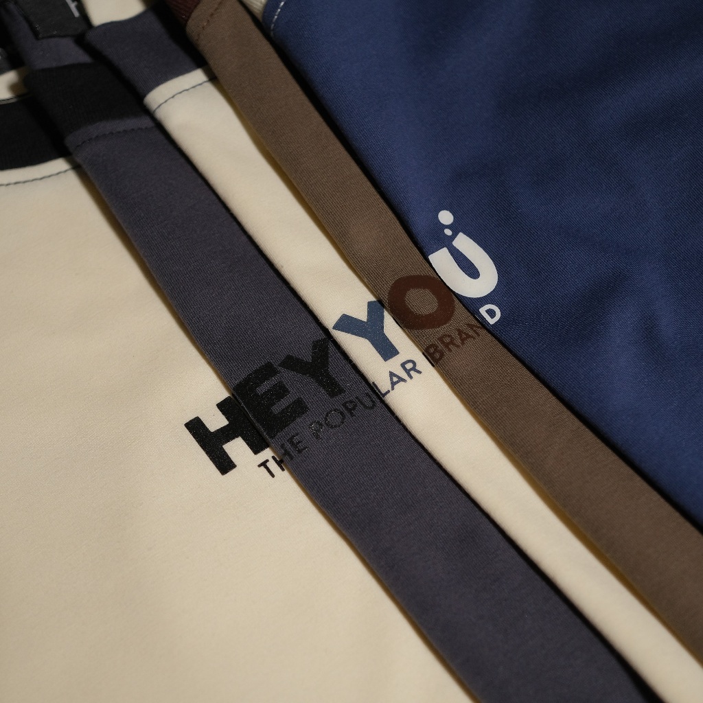 Áo thun Heyyou! Basic Logo Raglan