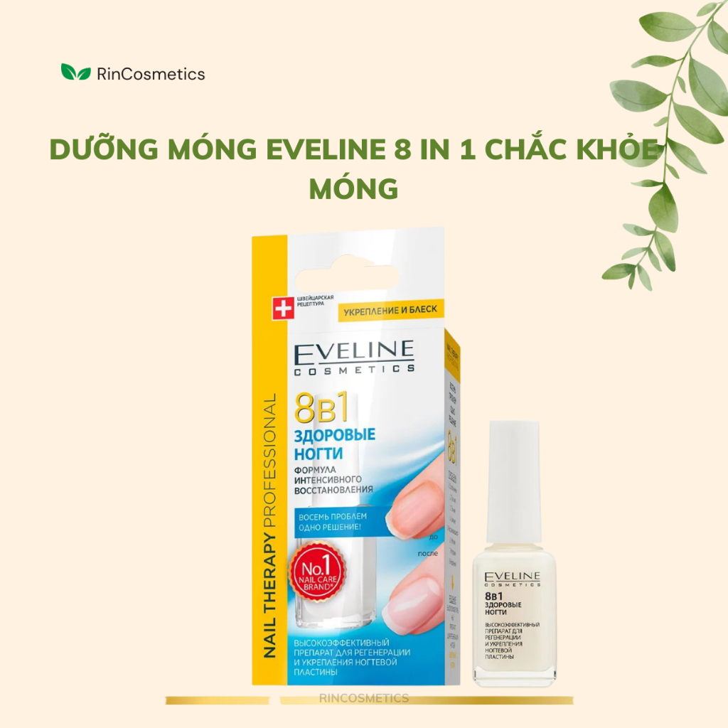 Dưỡng móng tay Eveline 8in1