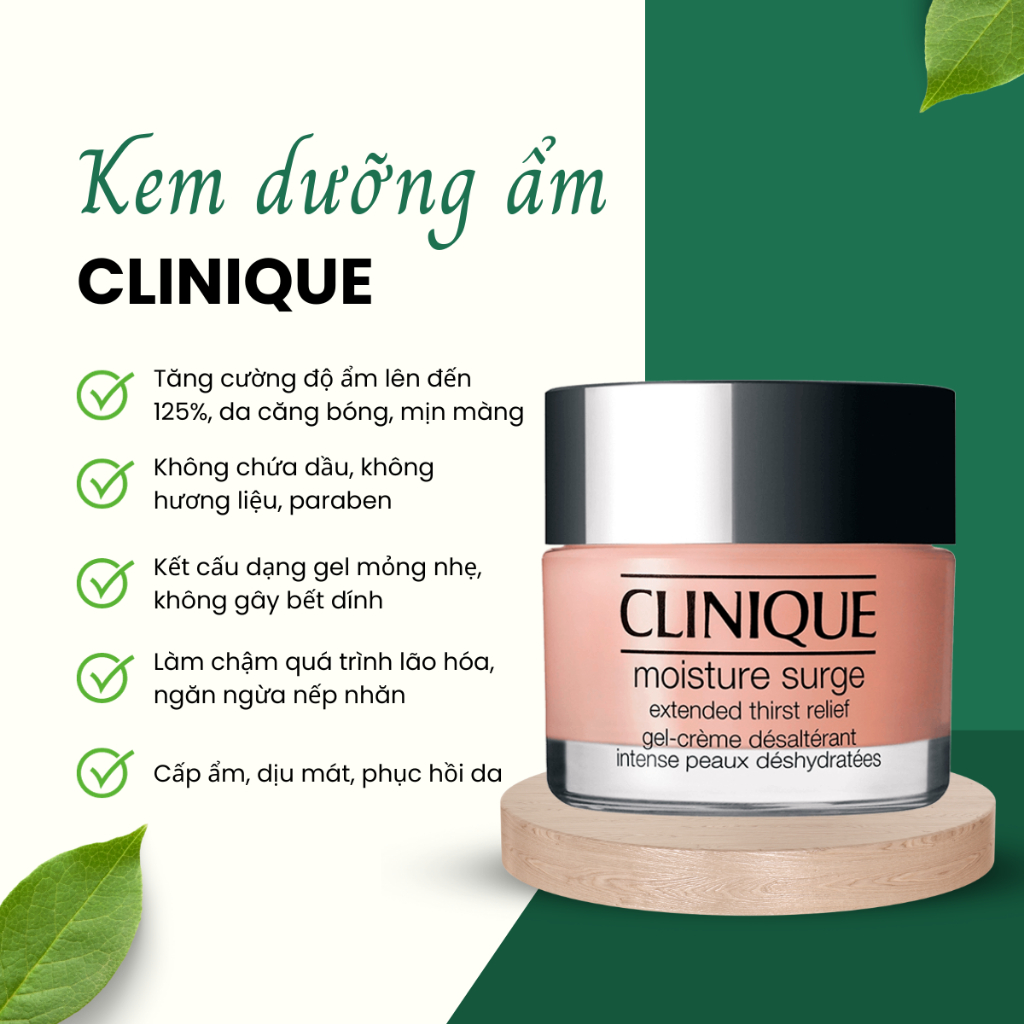 Kem Dưỡng Ẩm Clinique Moisture Surge 100 - Hour 125ml