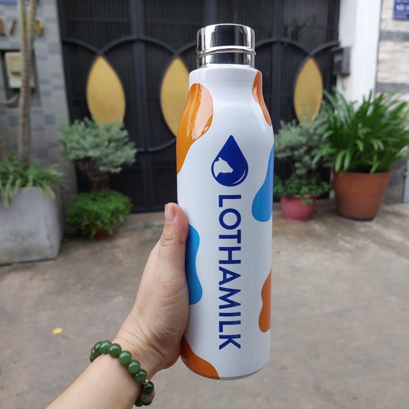 Bình Giữ Nhiệt Hình Bò Sữa cực dễ thương