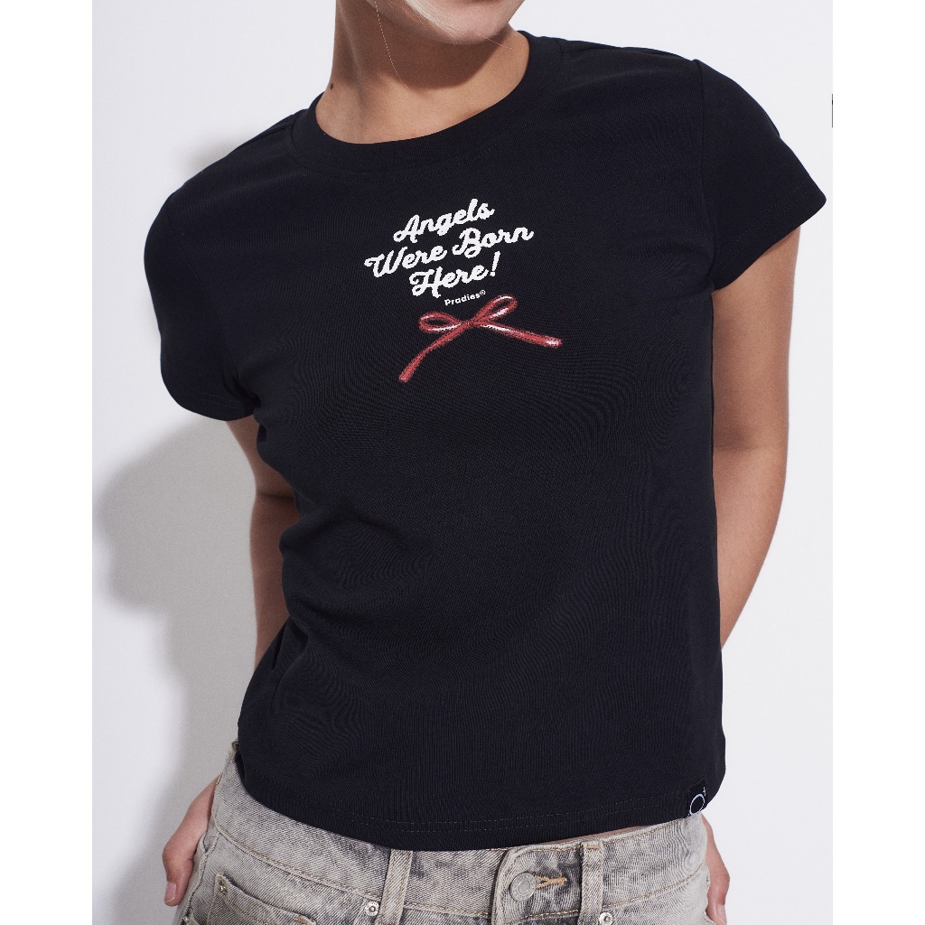 Áo Thun Nữ Baby Tee PRADIES Bow