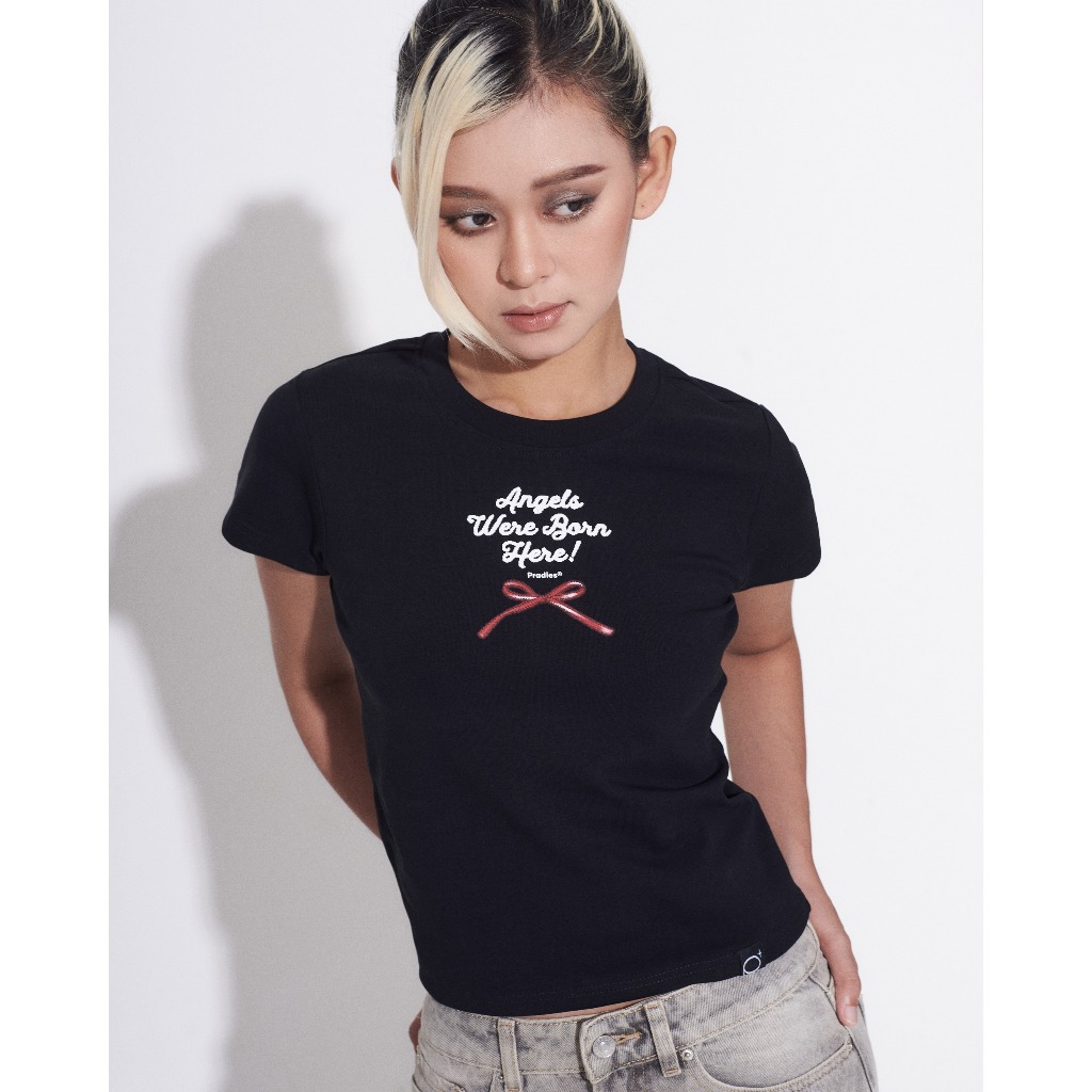 Áo Thun Nữ Baby Tee PRADIES Bow