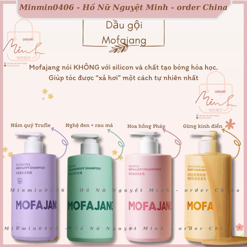 Dầu gội Mofajang các loại - chai to 480ml