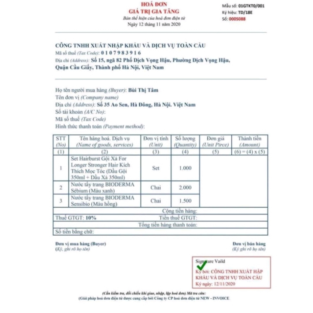 Nước Tẩy Trang Bioderma 500ml chuẩn chính hãng HTR Beauty