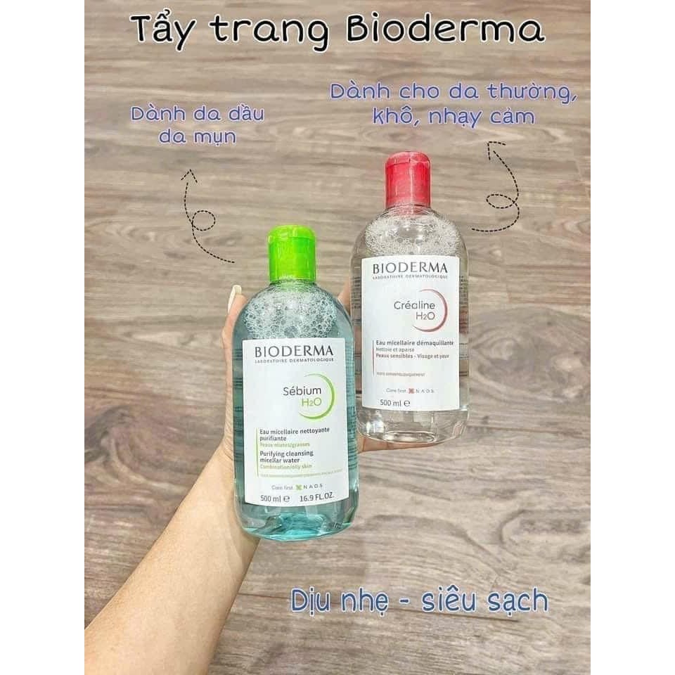 Nước Tẩy Trang Bioderma 500ml chuẩn chính hãng HTR Beauty