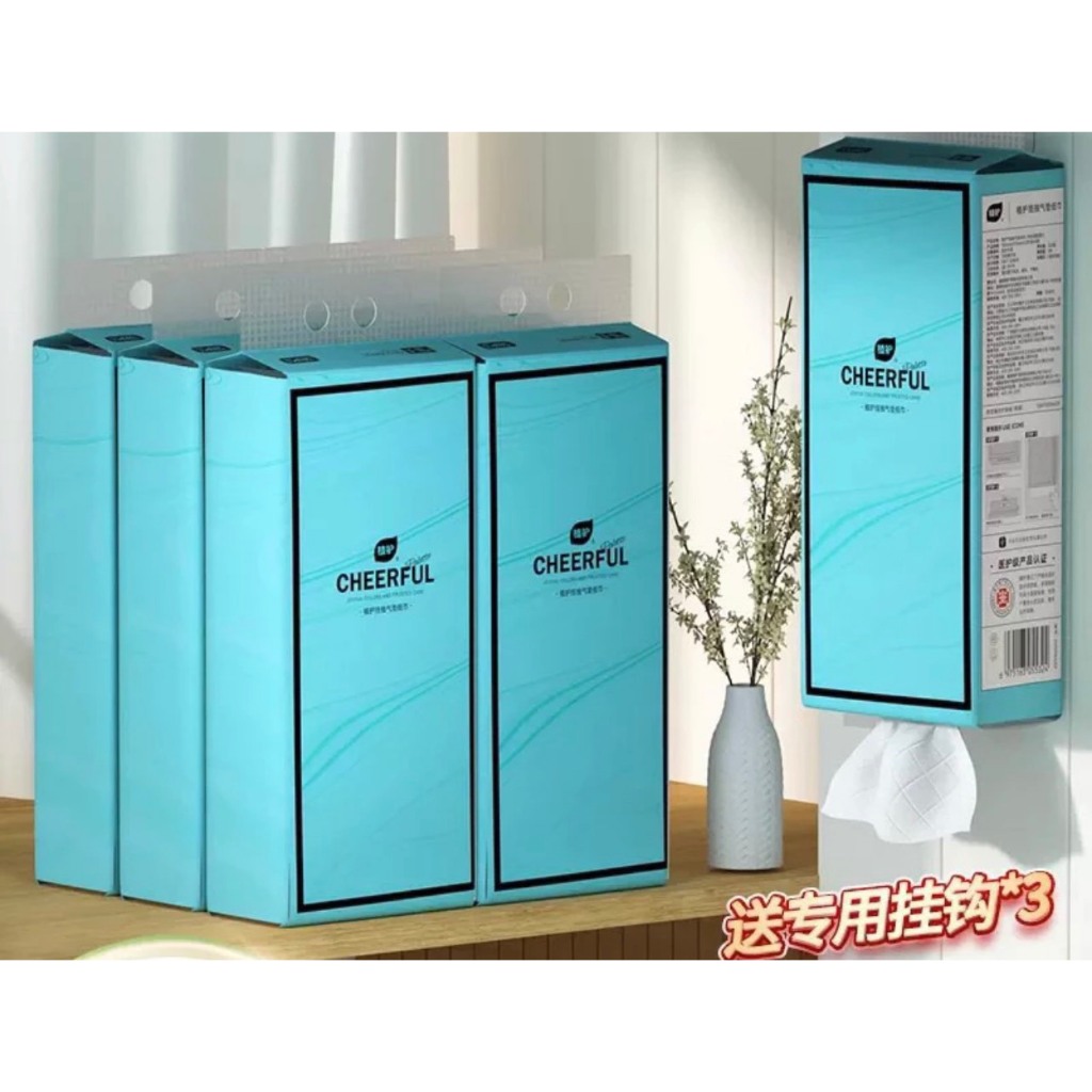 Khăn giấy rút CHEER.F.U.L màu sắc tiện lợi