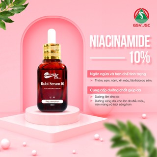 Rubi Serum10 (Niacinamide 10%) Dưỡng Sáng, Giảm Thâm Mụn, Sạm Nám, Làm Đều Màu Da