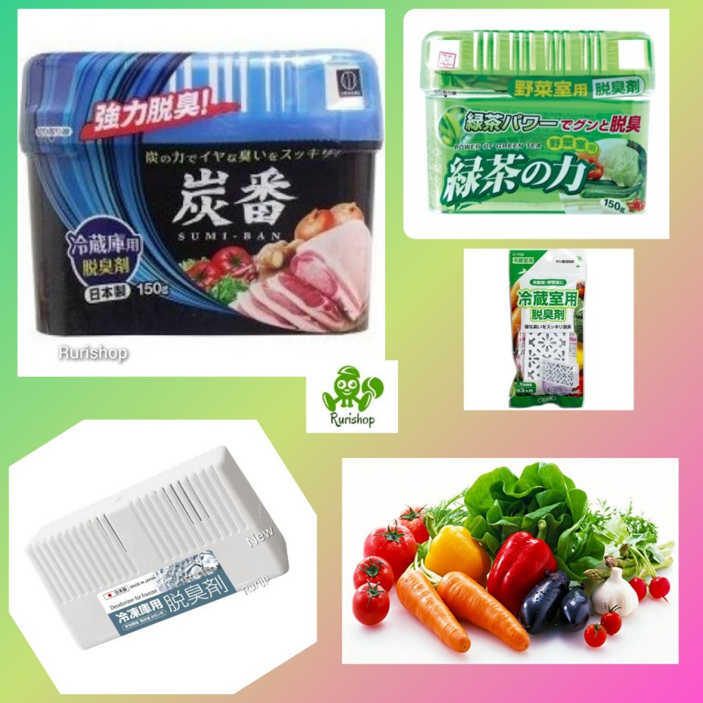 🌞🌴🌵Khử mùi tủ lạnh, kháng khuẩn Nhật Bản - khử mùi ngăn mát, ngăn đông thương hiệu Sumi-ban Kokubo, Sanada Seiko