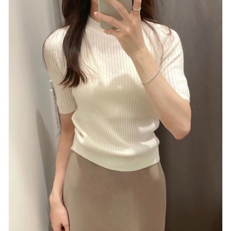 Áo len dệt kim thêu logo polo