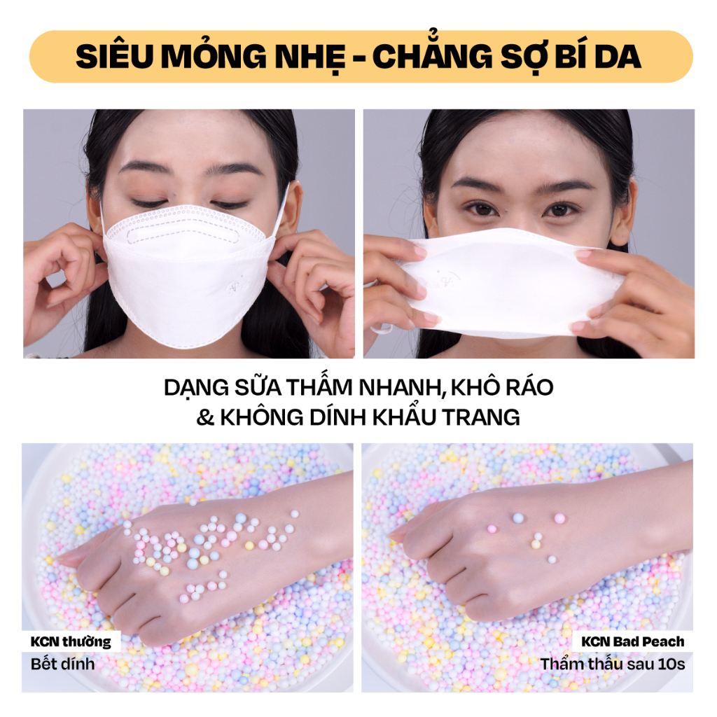 Kem Chống Nắng 3IN1 BAD PEACH Nâng Tone Dưỡng Trắng Thay Thế Kem Lót Sun Less Fun More ToneUp UV Cream SPF50+/PA++++ 50g
