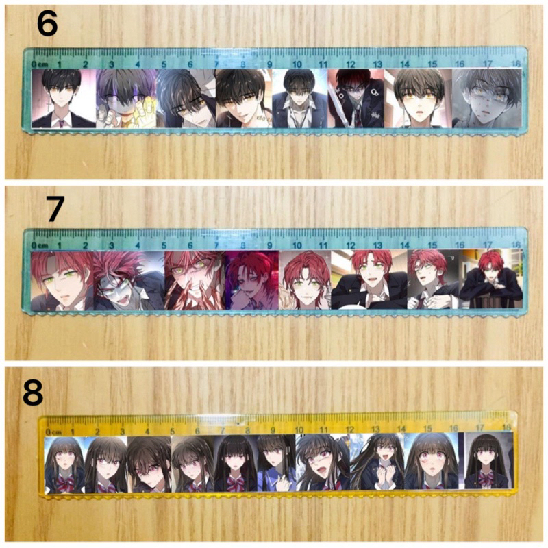 Thước in hình Dark Moon the blood altar 2 cái khácnhau / thước kẻ Dark Moon the blood altar